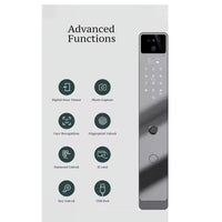Smart Door Lock 3D Face Recognition Smart Home Door Lock Wifi NFC Digital Electronic Lock Wifi Camera Rfid Card Works ,Long Lasting