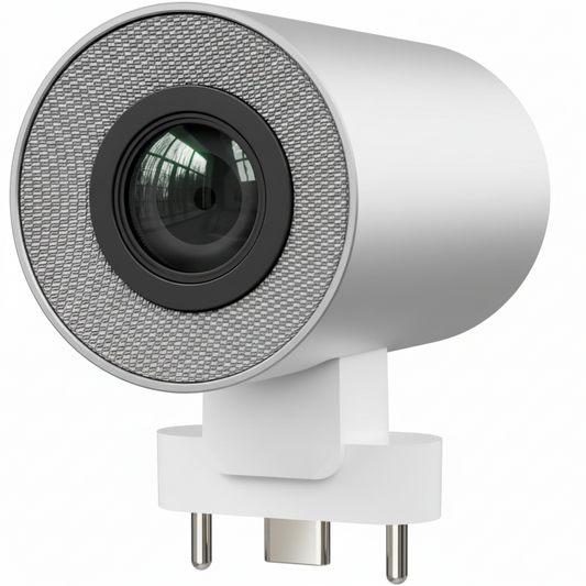 Conference Room Camera Built to Enhance Virtual Meetings, 4K Sensor, 142° Wide View, AI Tracking, 6-Mic Array