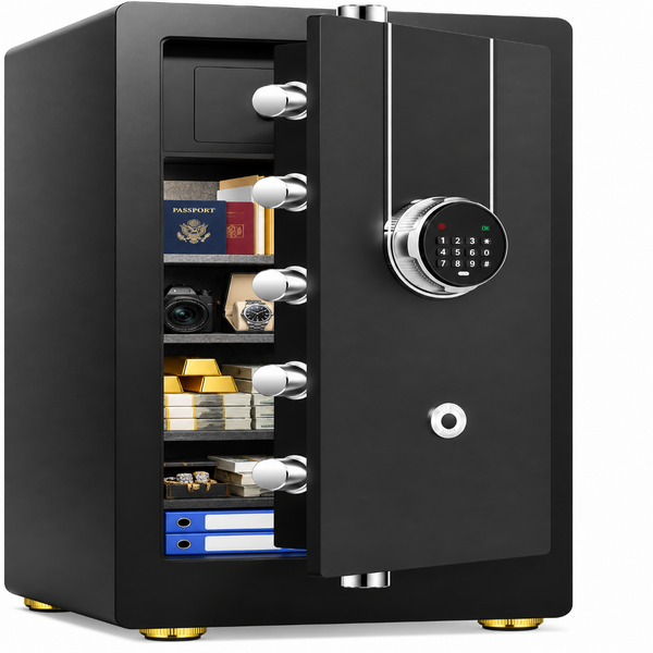 8.0 Cu Ft Fireproof Biometric Safe for Home Office