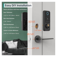 Finrprint Smart Door Lock G2 Keyless Entry Front Deadbolt Locks Digital Lock Waterproof Home Security ,Security Locking