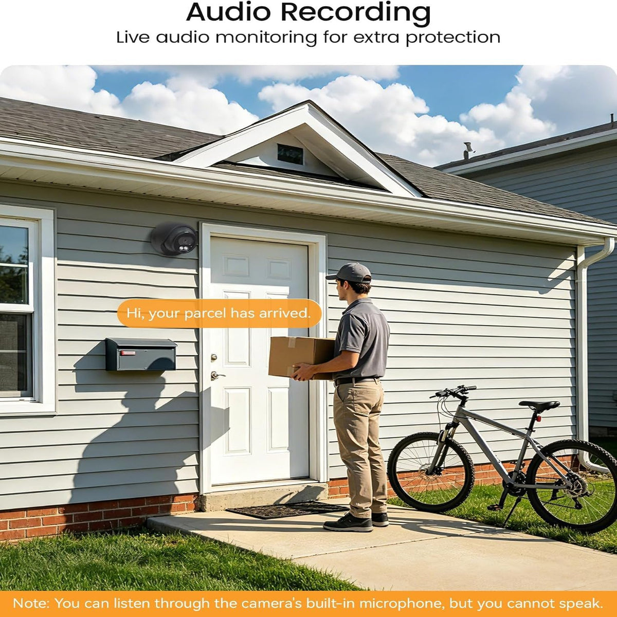 4K Wired Home Security Camera System, 4 X 8MP Dome Camera, 1TB HDD