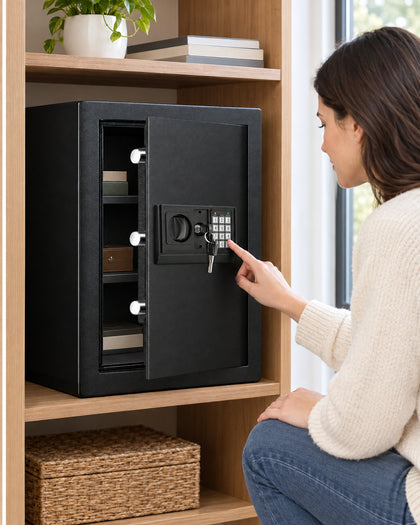 Lifestyle photo for the Smart Safes collection